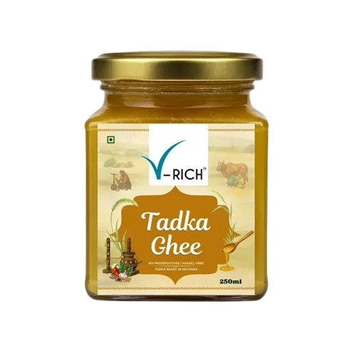 V-Rich Tadka Ghee 250ml jar